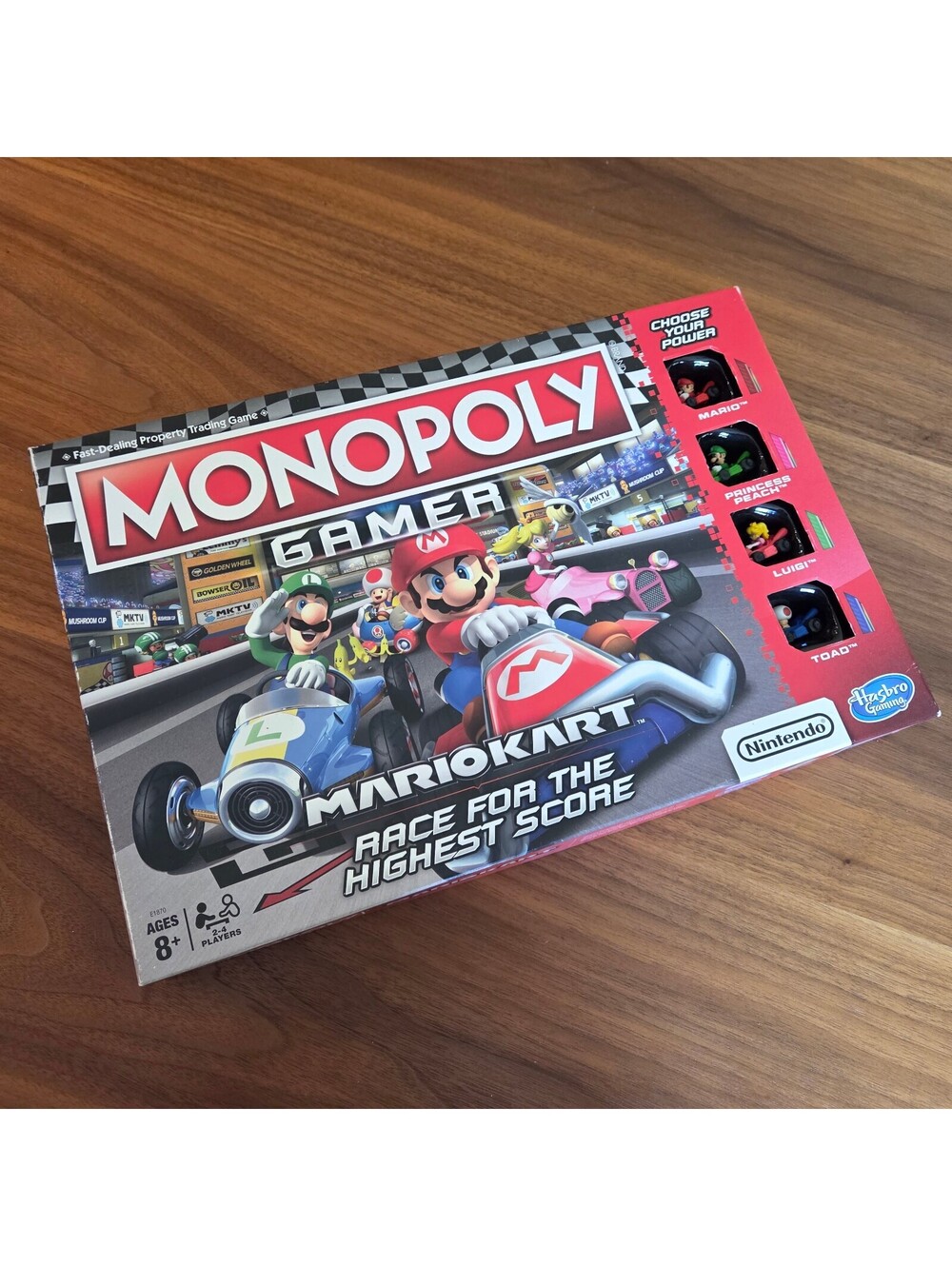 Monopoly Gamer Mario Kart 2018 Nintendo Hasbro Board Game 100% Complete